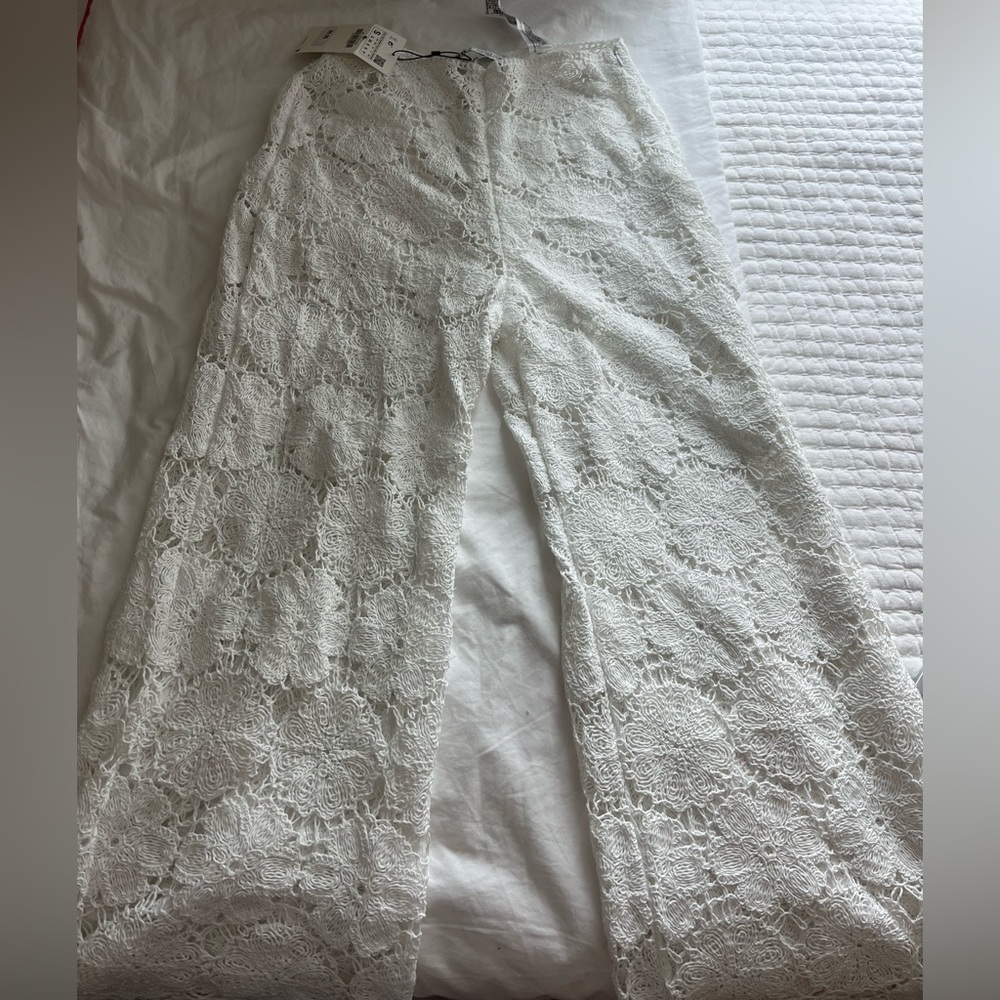 Zara white pants
